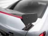 Carbon Spoiler With External Brackets Uprights + LED compatible with BMW M3 G80 / M340i G20 / 3 M-Pack G20 / 3 Standard G20