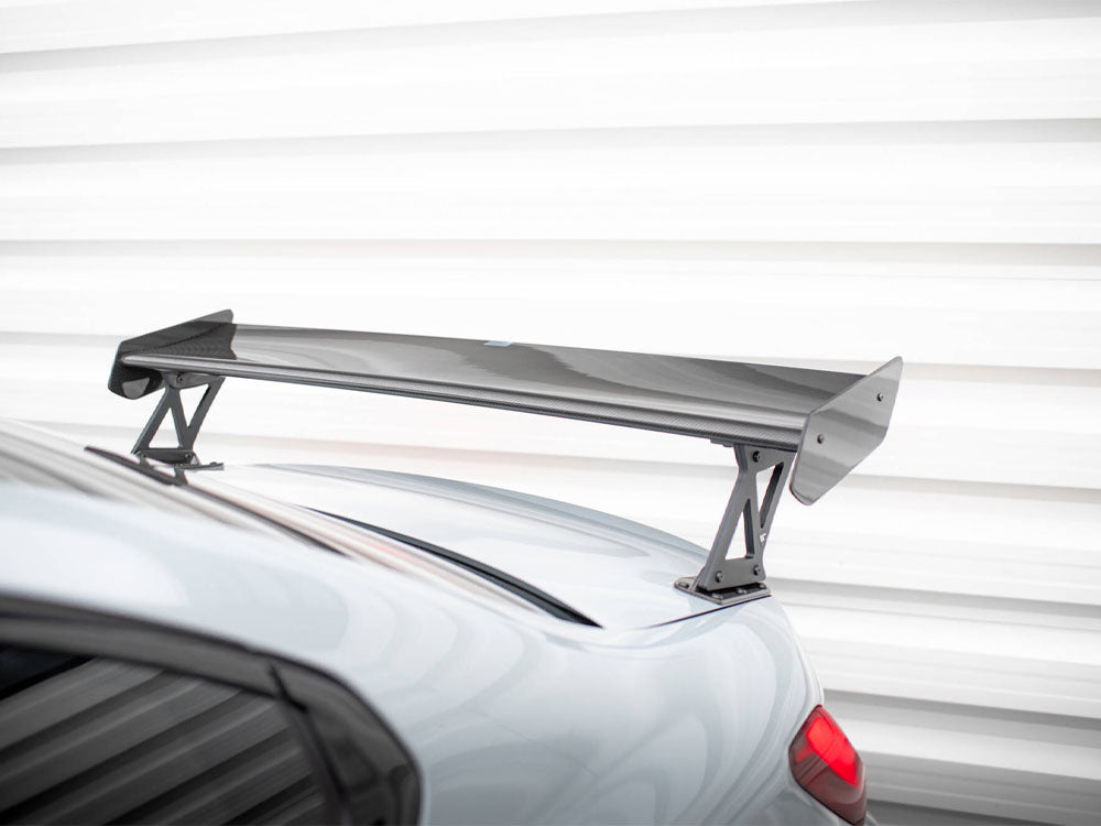 Carbon Spoiler With External Brackets Uprights + LED compatible with BMW M3 G80 / M340i G20 / 3 M-Pack G20 / 3 Standard G20