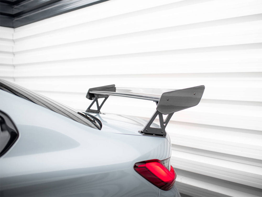 Carbon Spoiler With External Brackets Uprights + LED compatible with BMW M3 G80 / M340i G20 / 3 M-Pack G20 / 3 Standard G20