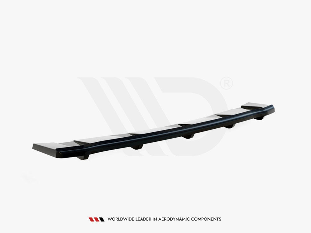 Central Rear Splitter (Vertical Bars) compatible with Audi A5 S Line F5 Coupe / Sportback