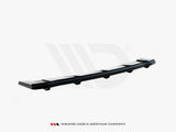 Central Rear Splitter (Vertical Bars) compatible with Audi A5 S Line F5 Coupe / Sportback