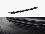 Central Rear Splitter (Vertical Bars) compatible with Audi A5 S Line F5 Coupe / Sportback