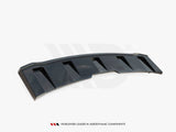 Central Rear Splitter (Vertical Bars) compatible with Audi A5 S Line F5 Coupe / Sportback