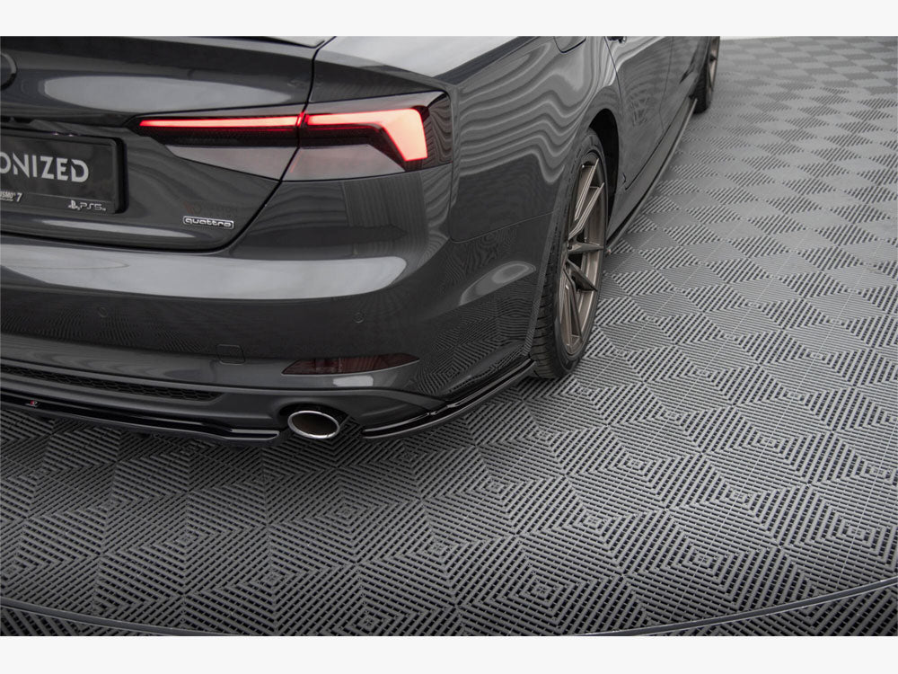 Rear Side Splitters compatible with Audi A5 S Line F5 Sportback