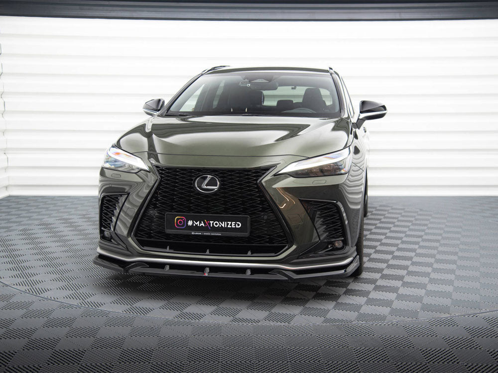 Front Splitter V.2 compatible with Lexus NX F Sport Mk2