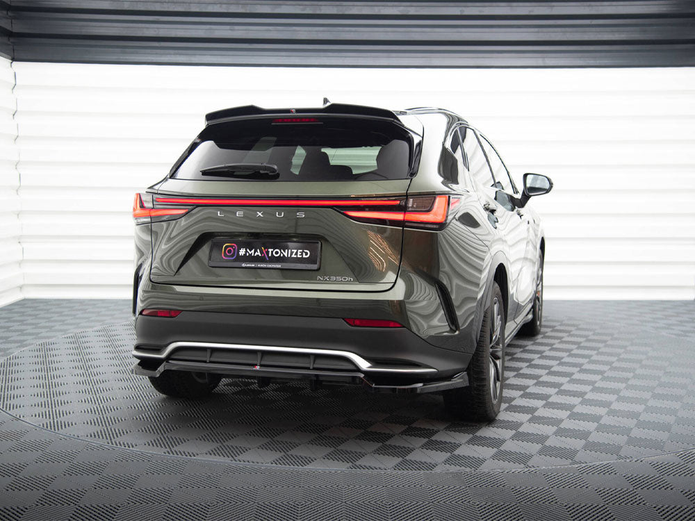 Rear Splitter (Vertical Bars) compatible with Lexus NX F Sport Mk2