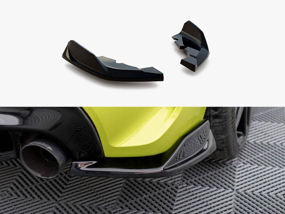 Rear Side Splitters V.8 (For Rear Valance V.1) compatible with BMW 1 M-Pack / M135i F40