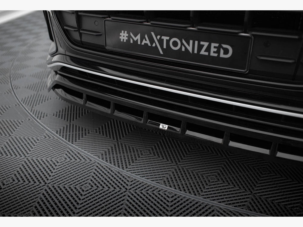 Front Splitter V.2 compatible with Audi SQ8 / Q8 S Line Mk1