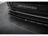 Front Splitter V.2 compatible with Audi SQ8 / Q8 S Line Mk1