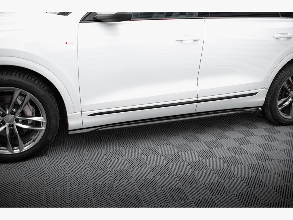 Side Skirts Diffusers V.2 compatible with Audi Q8 / Q8 S Line / SQ8 Mk1
