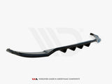 Central Rear Splitter (Vertical Bars) compatible with Audi Q8 S Line Mk1
