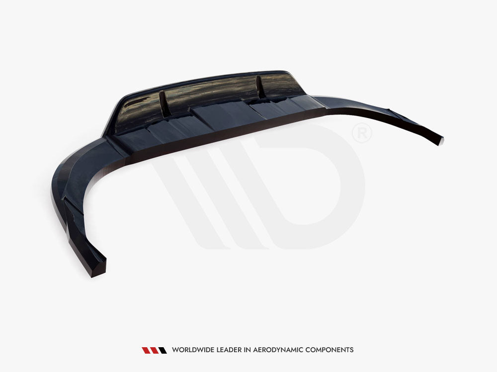 Central Rear Splitter (Vertical Bars) compatible with Audi Q8 S Line Mk1
