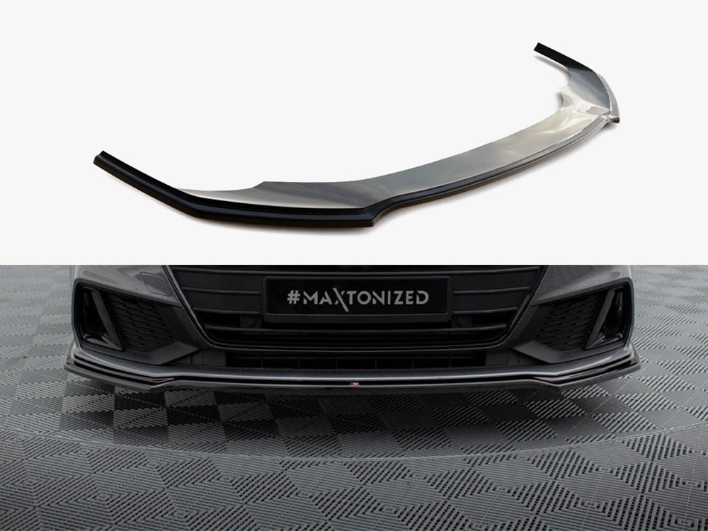 Front Splitter V.1 compatible with Audi A7 S Line C8 / S7 C8 / C8 Facelift / S7 Facelift