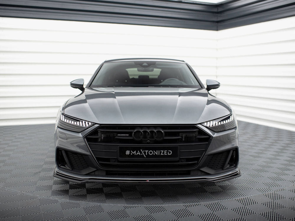 Front Splitter V.1 compatible with Audi A7 S Line C8 / S7 C8 / C8 Facelift / S7 Facelift