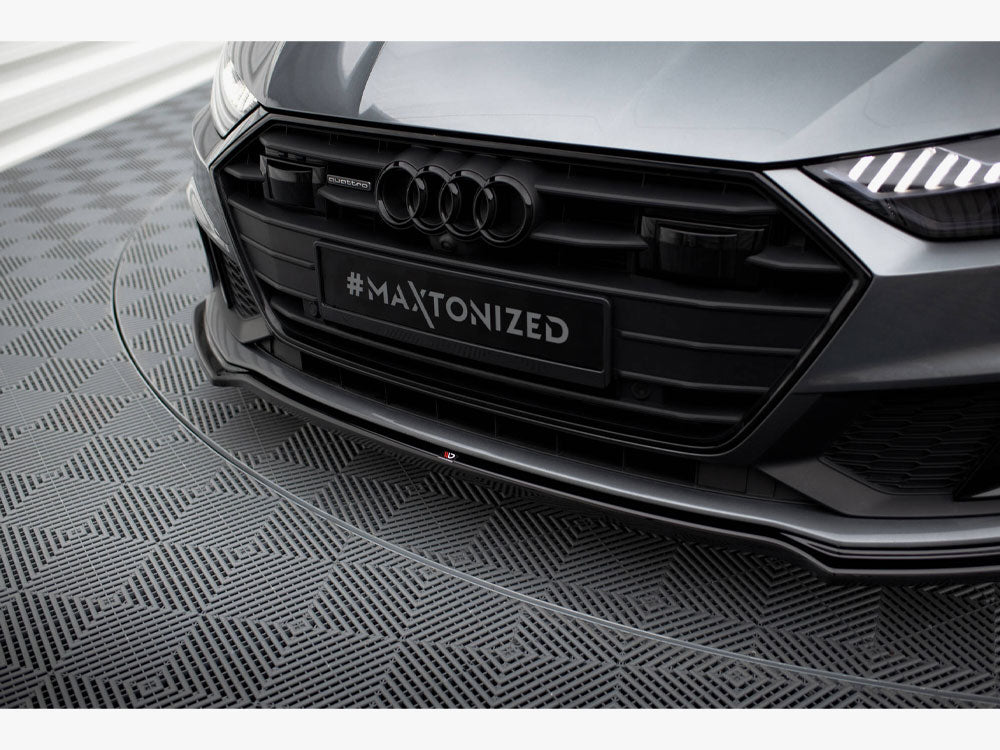 Front Splitter V.1 compatible with Audi A7 S Line C8 / S7 C8 / C8 Facelift / S7 Facelift