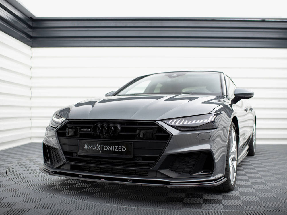 Front Splitter V.2 compatible with Audi A7 S Line C8 / S7 C8 / C8 Facelift / S7 Facelift