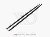 Side Skirts Diffusers compatible with Audi A7 S Line C8 / S7 C8 / C8 Facelift / S7 Facelift