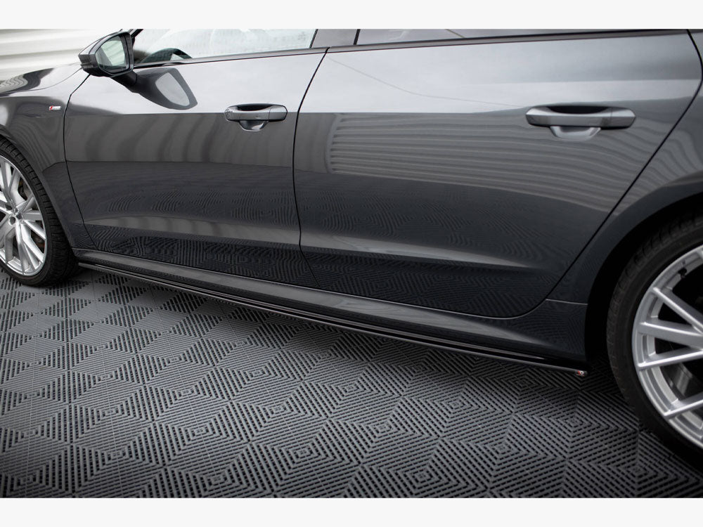 Side Skirts Diffusers compatible with Audi A7 S Line C8 / S7 C8 / C8 Facelift / S7 Facelift
