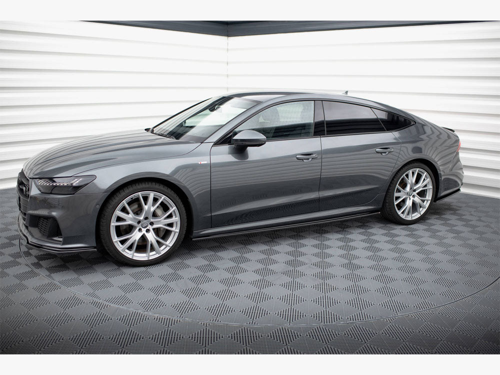 Side Skirts Diffusers compatible with Audi A7 S Line C8 / S7 C8 / C8 Facelift / S7 Facelift