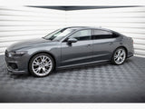 Side Skirts Diffusers compatible with Audi A7 S Line C8 / S7 C8 / C8 Facelift / S7 Facelift