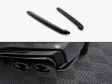 Rear Side Splitters compatible with Audi A7 S Line C8 / S7 C8 / C8 Facelift / S7 Facelift