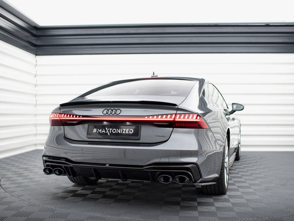 Rear Side Splitters compatible with Audi A7 S Line C8 / S7 C8 / C8 Facelift / S7 Facelift