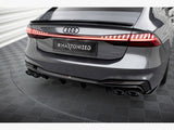 Rear Valance compatible with Audi A7 S Line C8 / S7 C8 / C8 Facelift / S7 Facelift