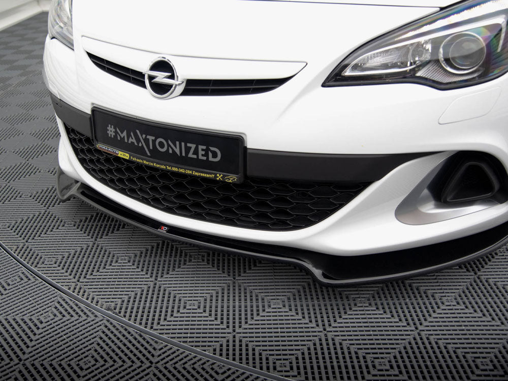 Front Splitter V.2 compatible with Opel Astra J OPC / VXR