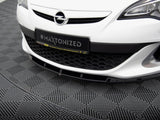 Front Splitter compatible with Opel Astra J OPC / VXR Nurburg - Carbon Look