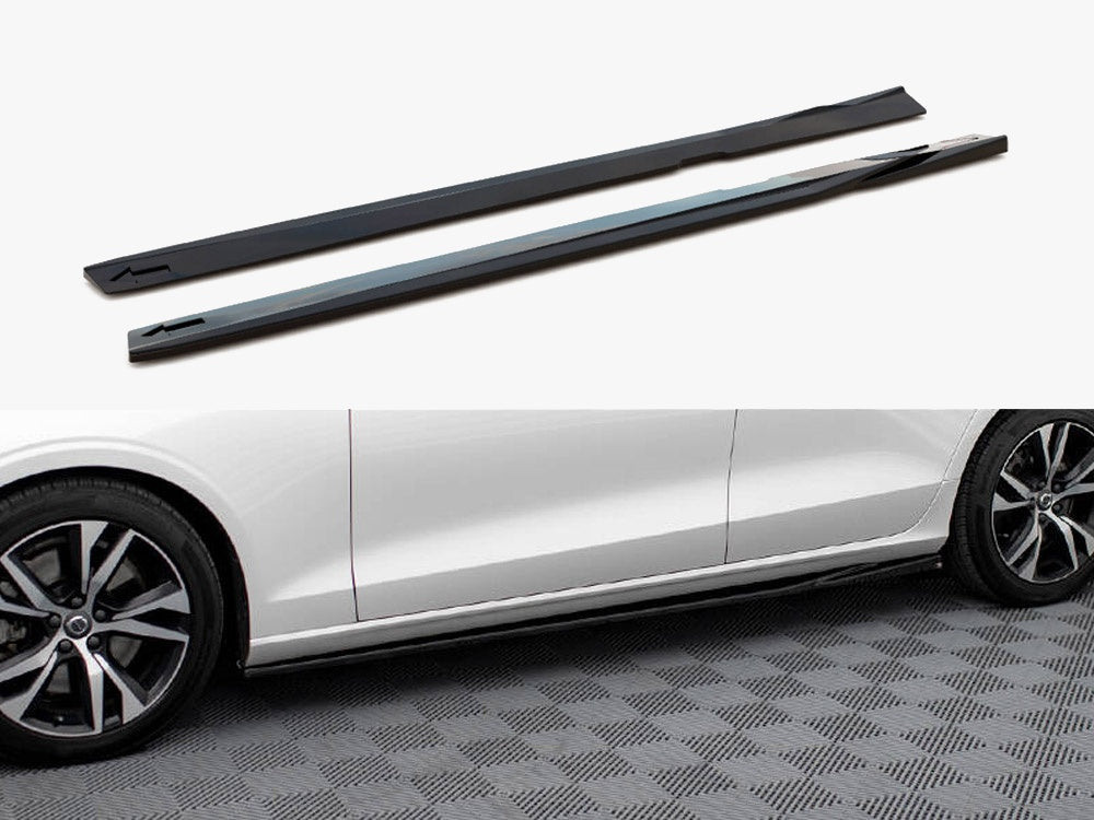 Side Skirts Diffusers V.1 compatible with Volvo S60 / V60 R-Design Mk3