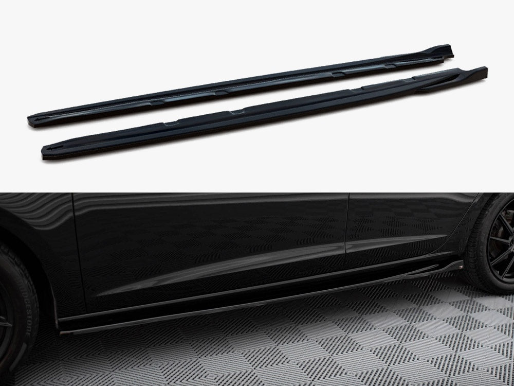 Side Skirts Diffusers V.4 compatible with SEAT Leon Cupra / FR Mk3 FL