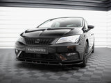 Front Splitter V.1 compatible with SEAT Leon Mk3 Facelift