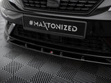 Front Splitter V.1 compatible with SEAT Leon Mk3 Facelift