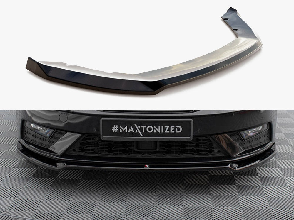 Front Splitter V.2 compatible with SEAT Leon Mk3 Facelift