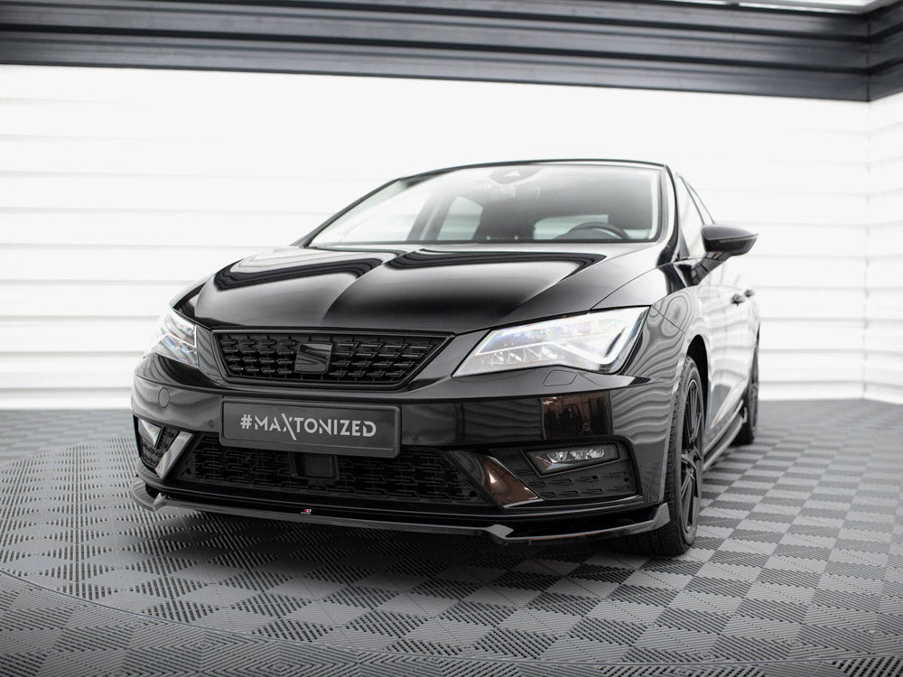 Front Splitter V.2 compatible with SEAT Leon Mk3 Facelift