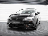 Front Splitter V.2 compatible with SEAT Leon Mk3 Facelift