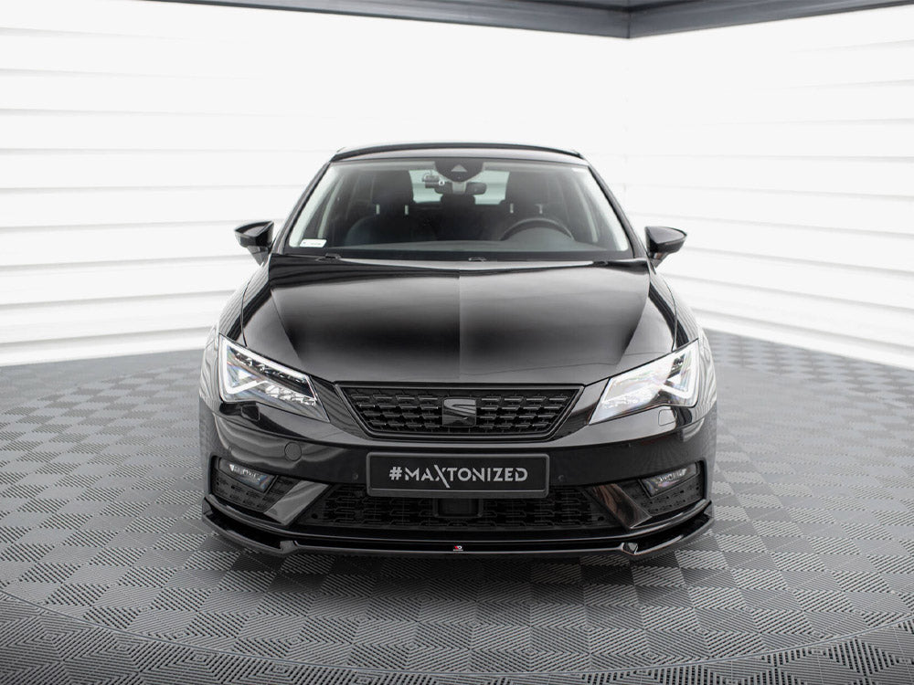 Front Splitter V.2 compatible with SEAT Leon Mk3 Facelift
