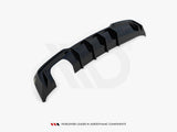 Rear Valance compatible with Audi A3 S Line Sportback 8V Facelift (Version with dual exhausts on one Side)