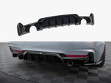 Rear Valance compatible with BMW 4 Coupe / Gran Coupe / Cabrio M-Pack F32 / F36 / F33 (Version with single exhausts on both sides)