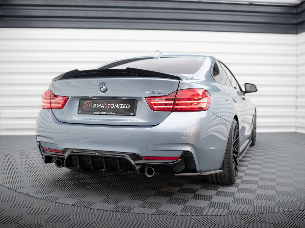 Rear Valance compatible with BMW 4 Coupe / Gran Coupe / Cabrio M-Pack F32 / F36 / F33 (Version with single exhausts on both sides)