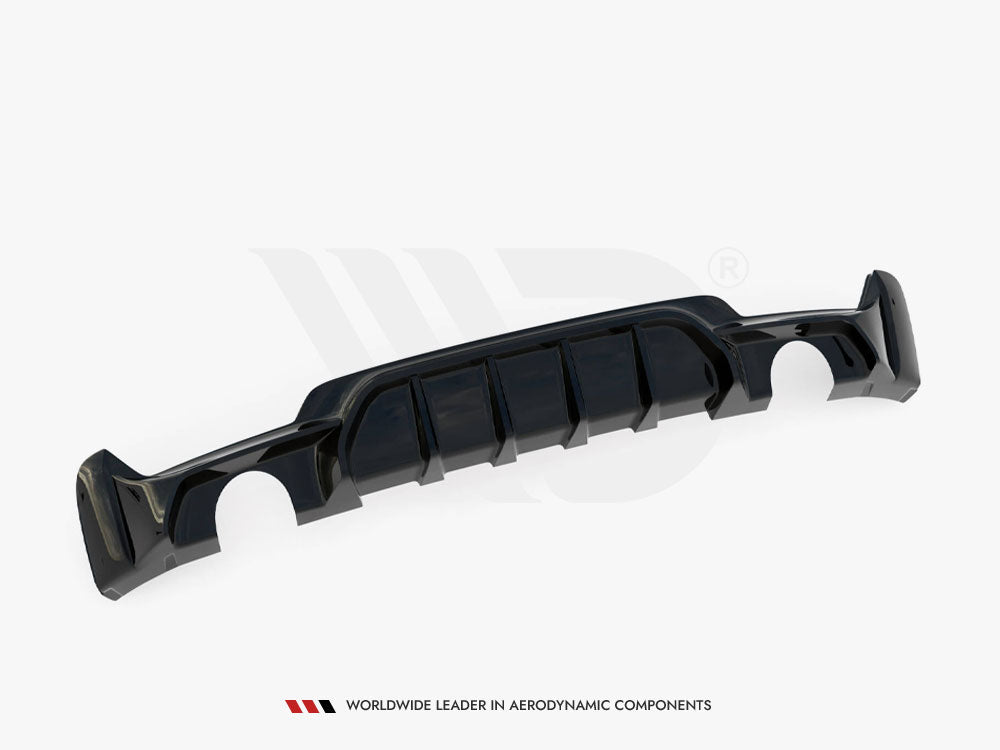 Rear Valance compatible with BMW 4 Coupe / Gran Coupe / Cabrio M-Pack F32 / F36 / F33 (Version with single exhausts on both sides)