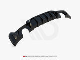Rear Valance compatible with BMW 4 Coupe / Gran Coupe / Cabrio M-Pack F32 / F36 / F33 (Version with single exhausts on both sides)