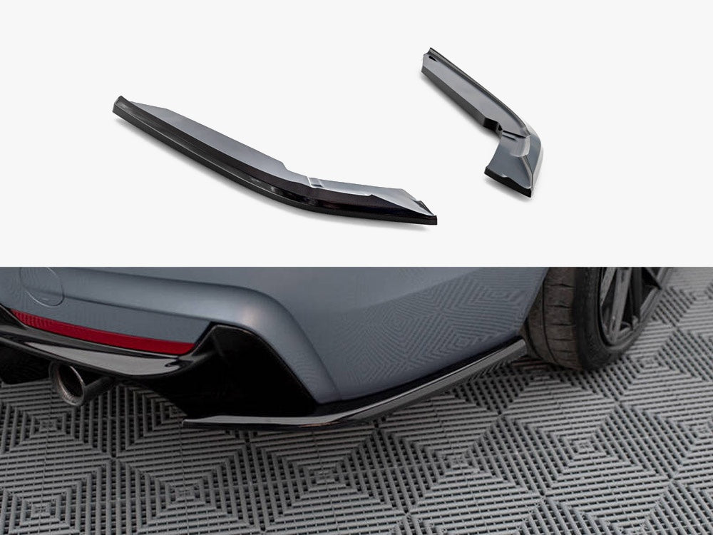 Rear Side Splitters V.4 compatible with BMW 4 Coupe / Gran Coupe M Sport F32 / F36