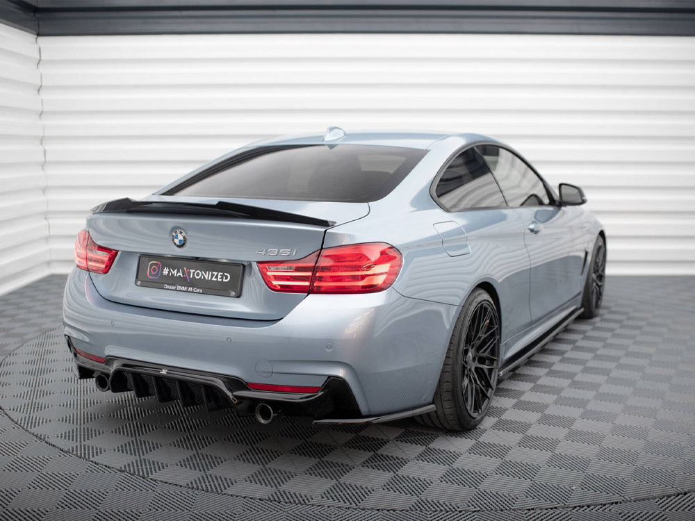 Rear Side Splitters V.4 compatible with BMW 4 Coupe / Gran Coupe M Sport F32 / F36