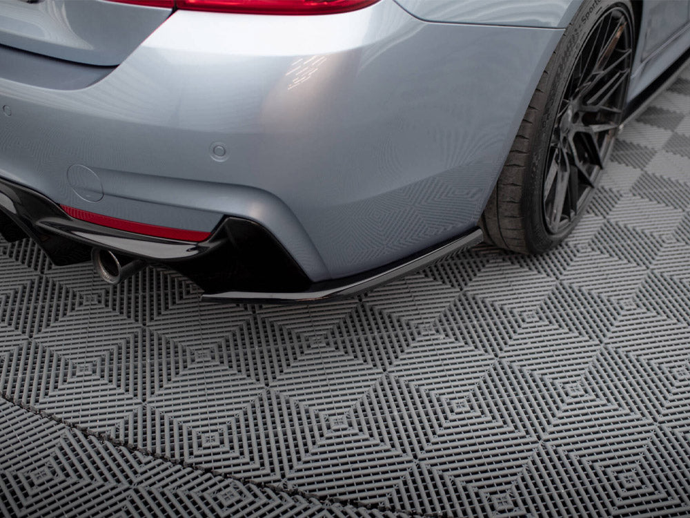 Rear Side Splitters V.4 compatible with BMW 4 Coupe / Gran Coupe M Sport F32 / F36