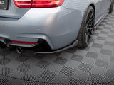 Rear Side Splitters V.5 compatible with BMW 4 Coupe / Gran Coupe M Sport F32 / F36