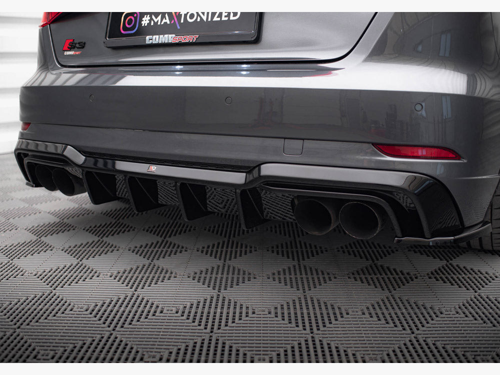 Rear Valance compatible with Audi S3 Sportback 8V Facelift