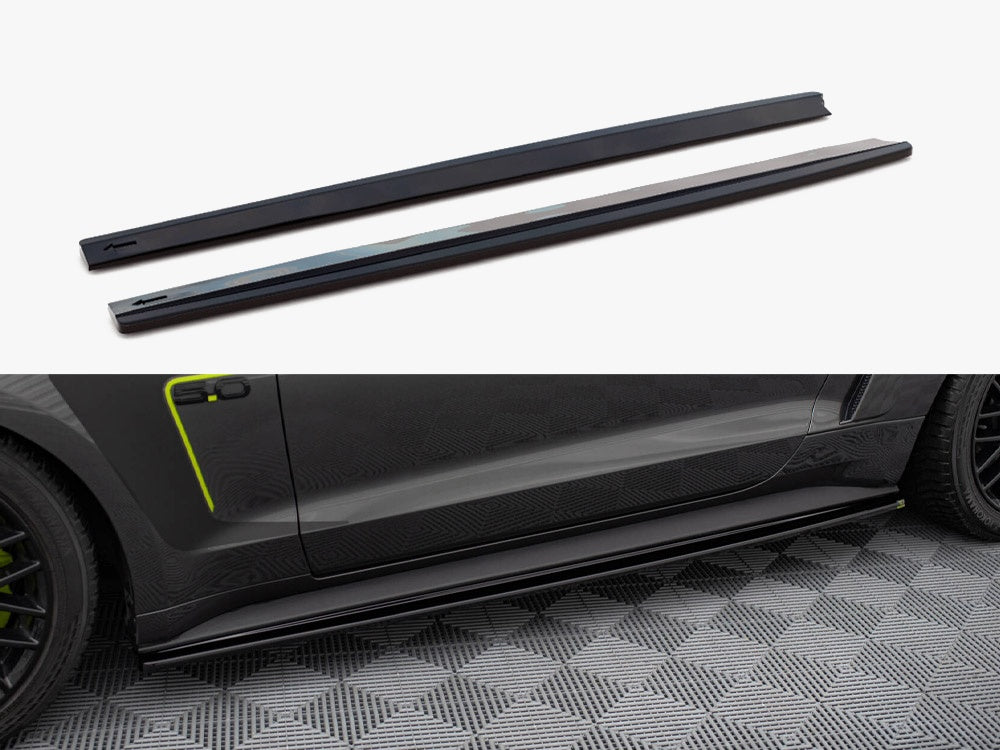 Side Skirts Diffusers compatible with Ford Mustang GT Mk6