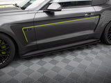Side Skirts Diffusers compatible with Ford Mustang GT Mk6