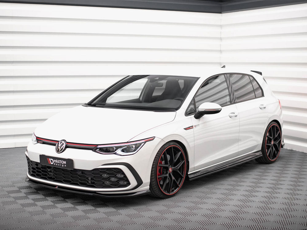 Side Skirts Diffusers V.4 compatible with Volkswagen Golf GTI / GTE / GTI Clubsport / GTD/ R-Line Mk8